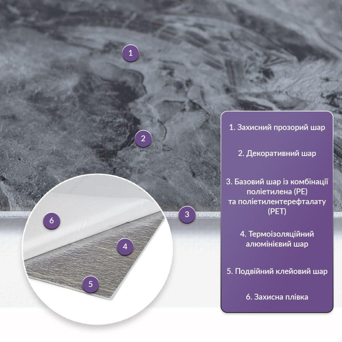 Плитка стінова самоклеюча 600х300х2 мм (SW-00002301) - фото 2 Плитка стінова самоклеюча 600х300х2 мм (SW-00002301) - фото 2