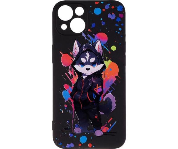 Чехол накладка Gelius Print Case UV для iPhone 13, Street Husky