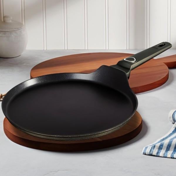 Пательня для млинців антипригарна Crystal 25 см (6762-BH) - фото 2 Пательня для млинців антипригарна Crystal 25 см (6762-BH) - фото 2