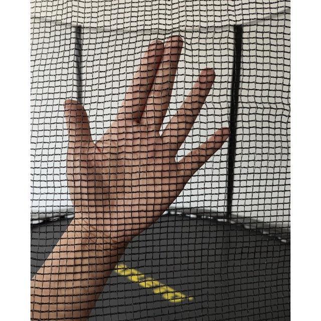 Батут с сеткой и стремянкой 312 см Atleto Black + подарок мячик - фото 7