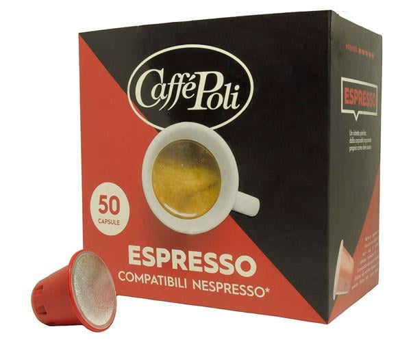 Кава у капсулах Caffe Poli Nespresso Espresso 50 шт. (Е-47)