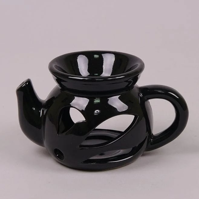 Аромалампа керамічна Florа Чорний (7497)