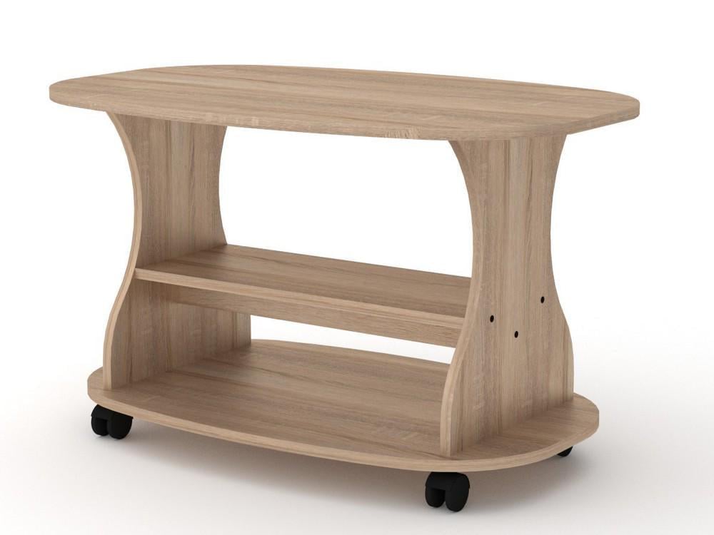 Стіл журнальний Компаніт Капріз-L Дуб сонома