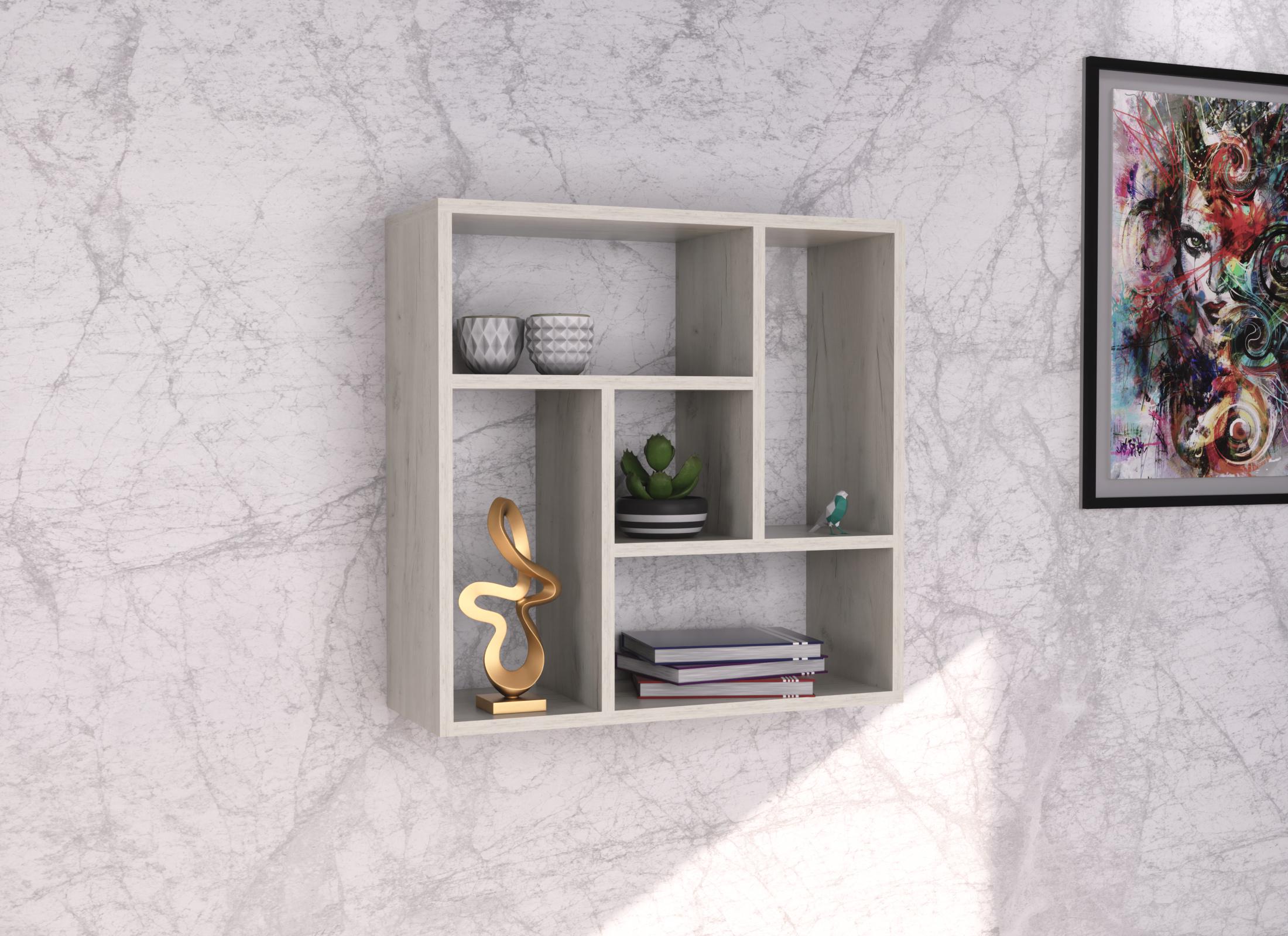 Полка подвесная П-3 610х230х610 мм Дуб Крафт белый (22972) - фото 2 Полка подвесная П-3 610х230х610 мм Дуб Крафт белый (22972) - фото 2