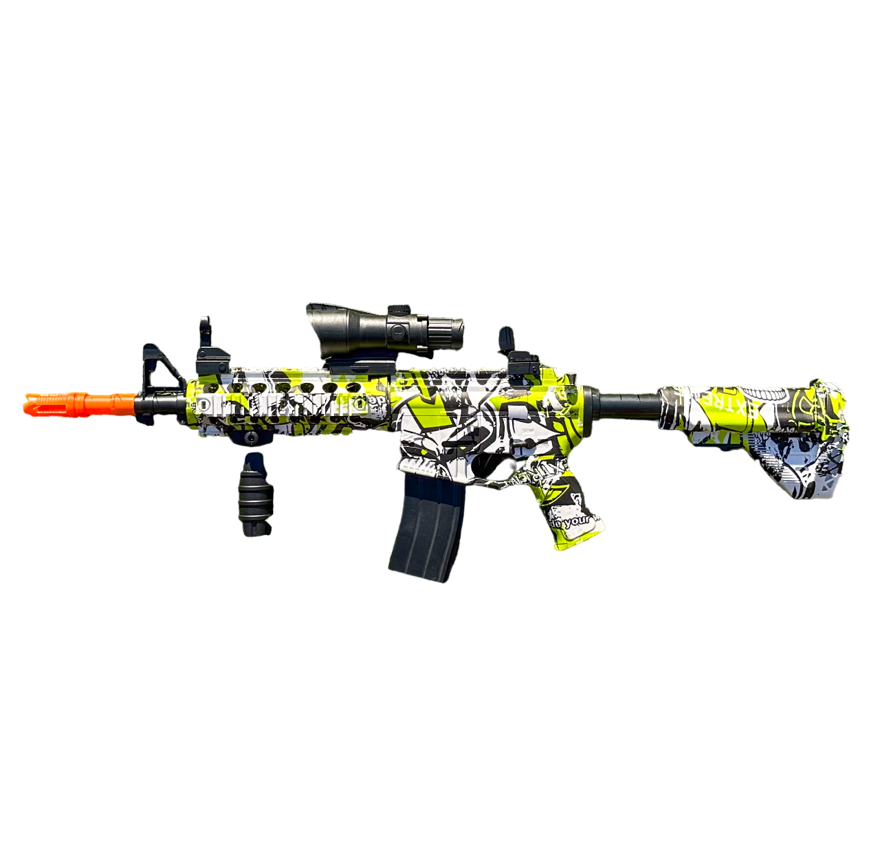 Автомат игрушечный для гидробола HK416 RS99-67 на орбизах (21705233)