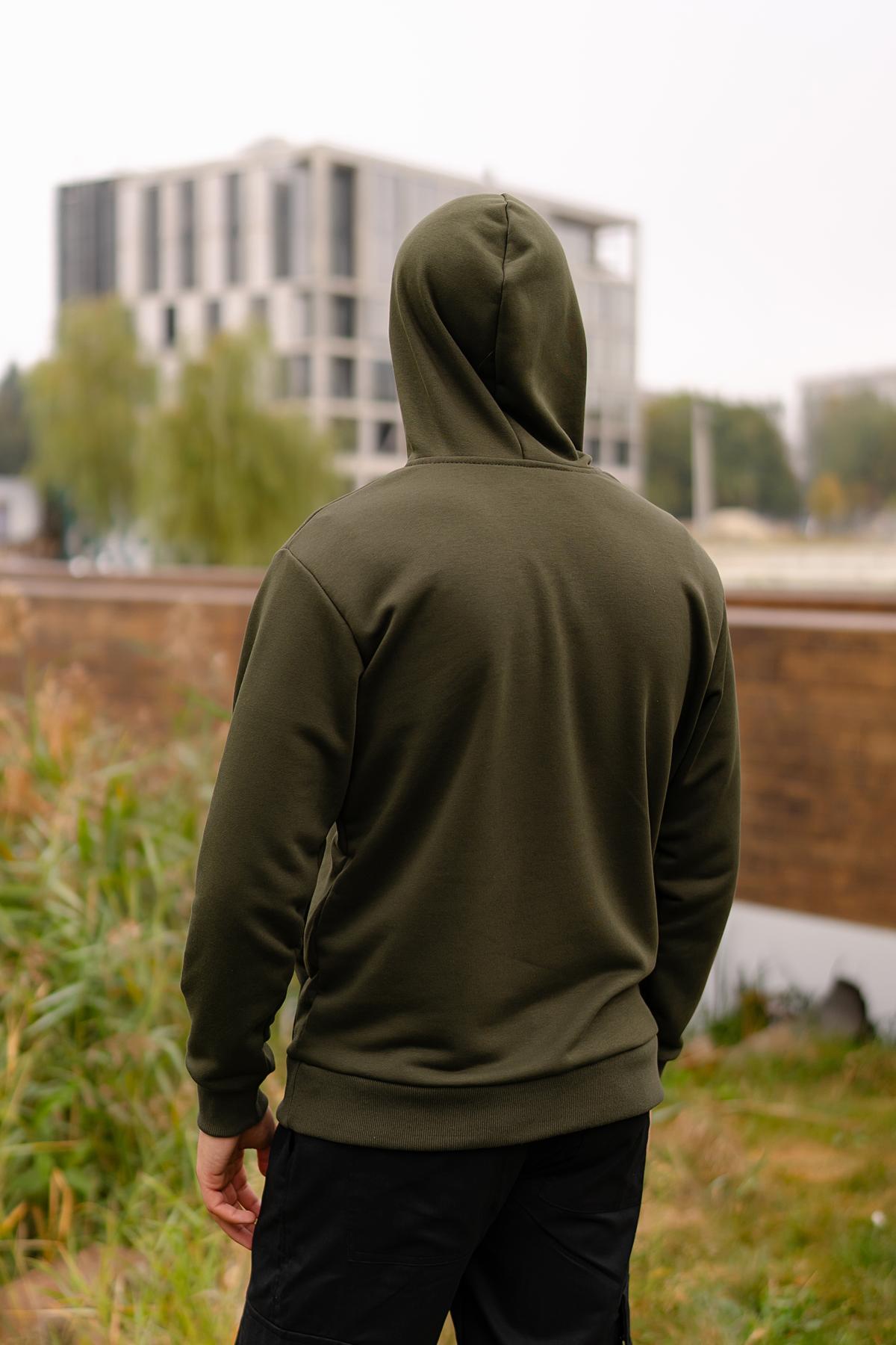 Худи мужское Explore с капюшоном S Хаки (1334985813/1/1) - фото 5 Худи мужское Explore с капюшоном S Хаки (1334985813/1/1) - фото 5