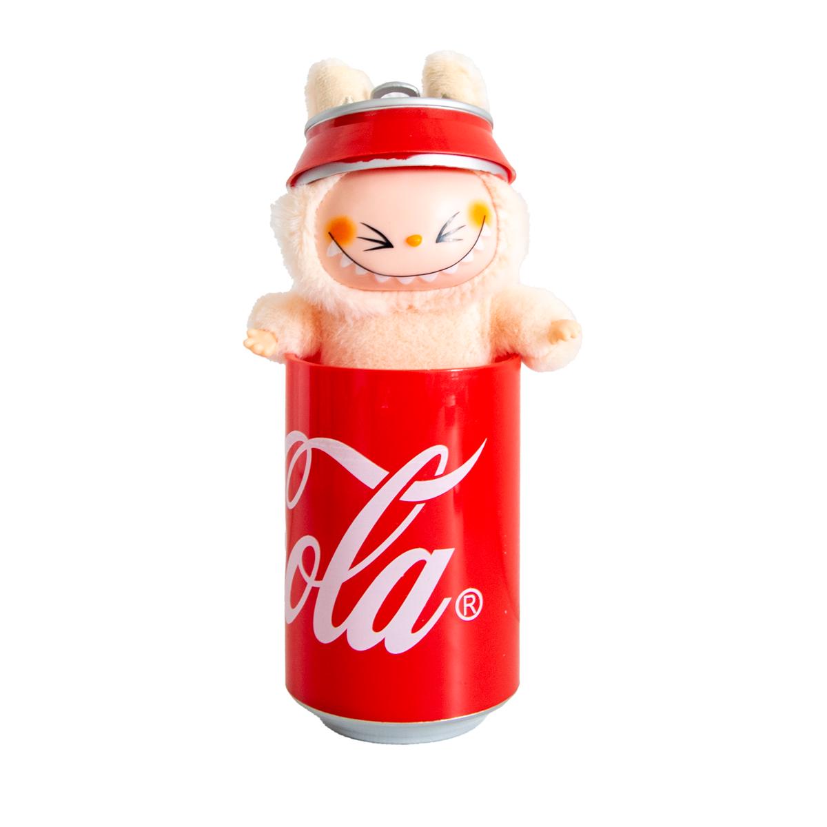 Мини-фигурка Labubu The Monsters в банке Coca-Cola Бежевый (1011037-Beige)