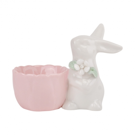 Подставка под яйцо Ушастик 8,5 см Розовый (5009-031)