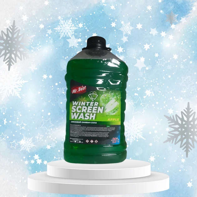 Омыватель стекла зимний Mr.Best -20°C зеленое яблоко 4,5 л - фото 2 Омыватель стекла зимний Mr.Best -20°C зеленое яблоко 4,5 л - фото 2