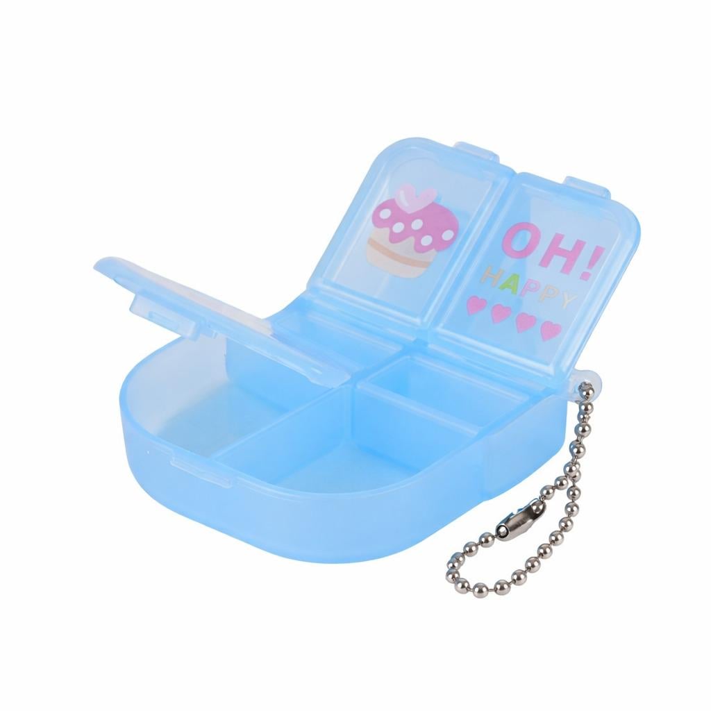 Органайзер для пігулок 3 відділи 7х5,5х2 см (R100803)