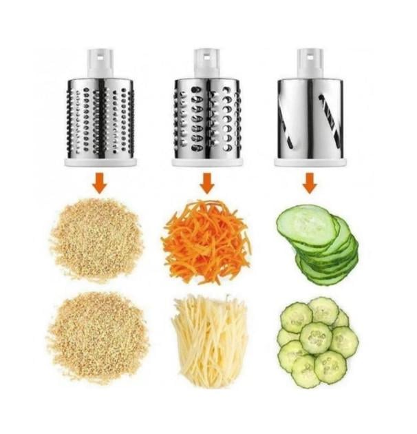 Овочерізка ручна механічна Tabletop Drum Grater для овочів та фруктів - фото 3 Овочерізка ручна механічна Tabletop Drum Grater для овочів та фруктів - фото 3