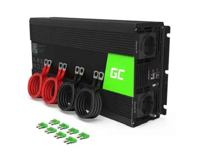 Преобразователь Green Cell DC-AC INV21 24V/230V 3000/6000W (INV21_tehnNM)