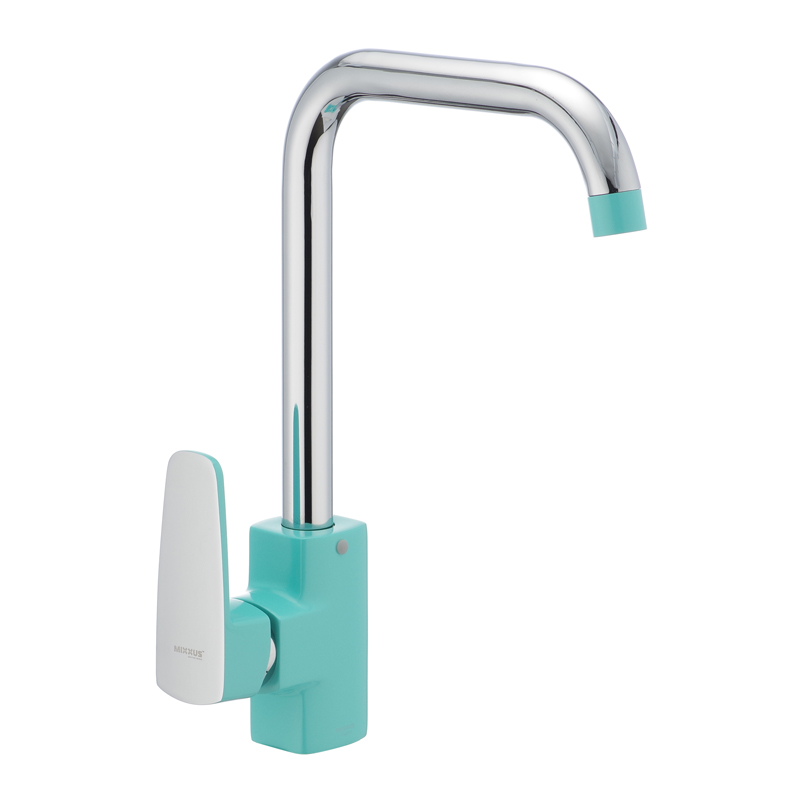 Змішувач кухонний MIXXUS Missouri 014-G MI1627 Бірюзовий