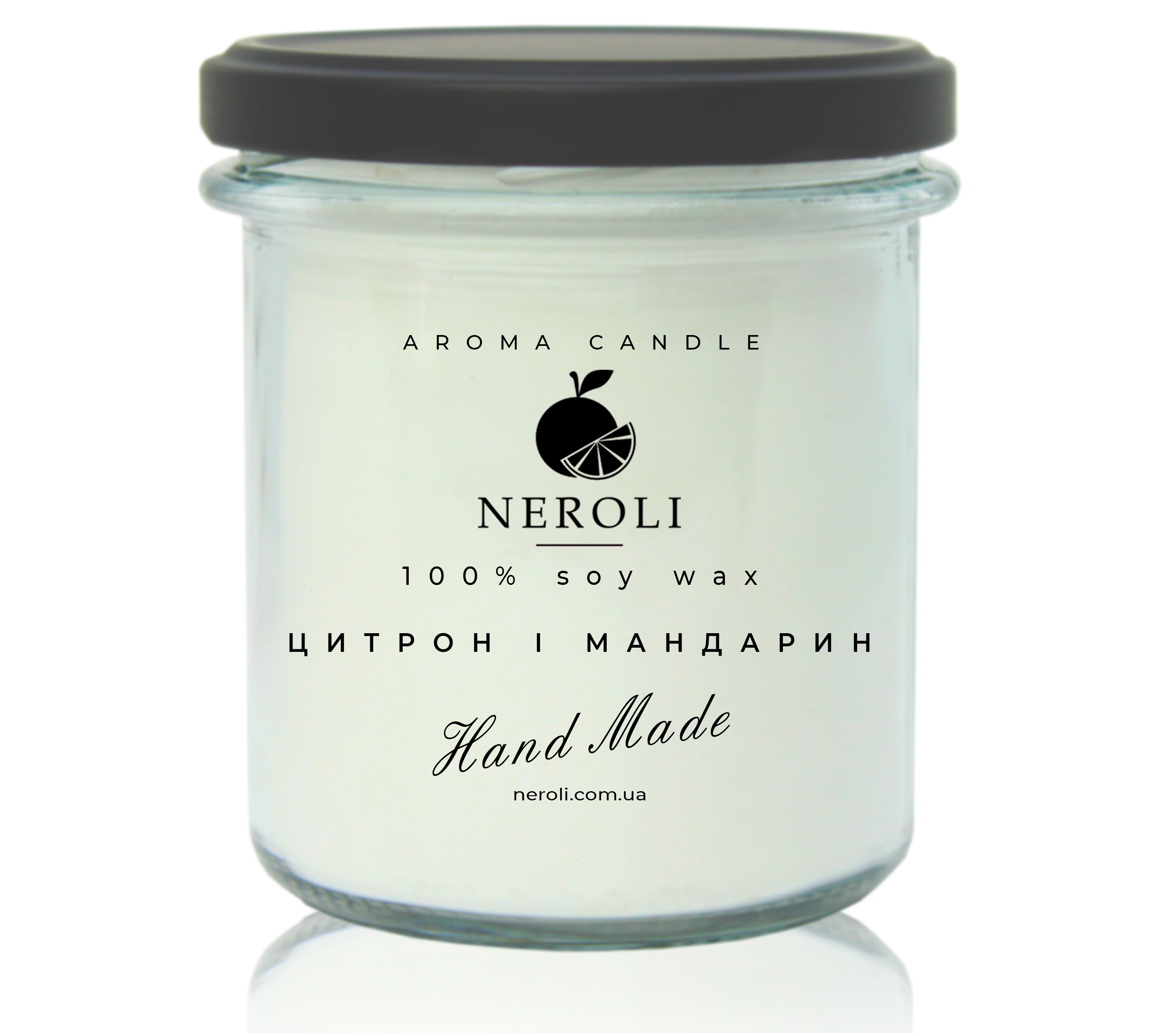 Аромасвеча соевая NEROLI Цитрон и Мандарин Light Jar 300 мл - фото 1