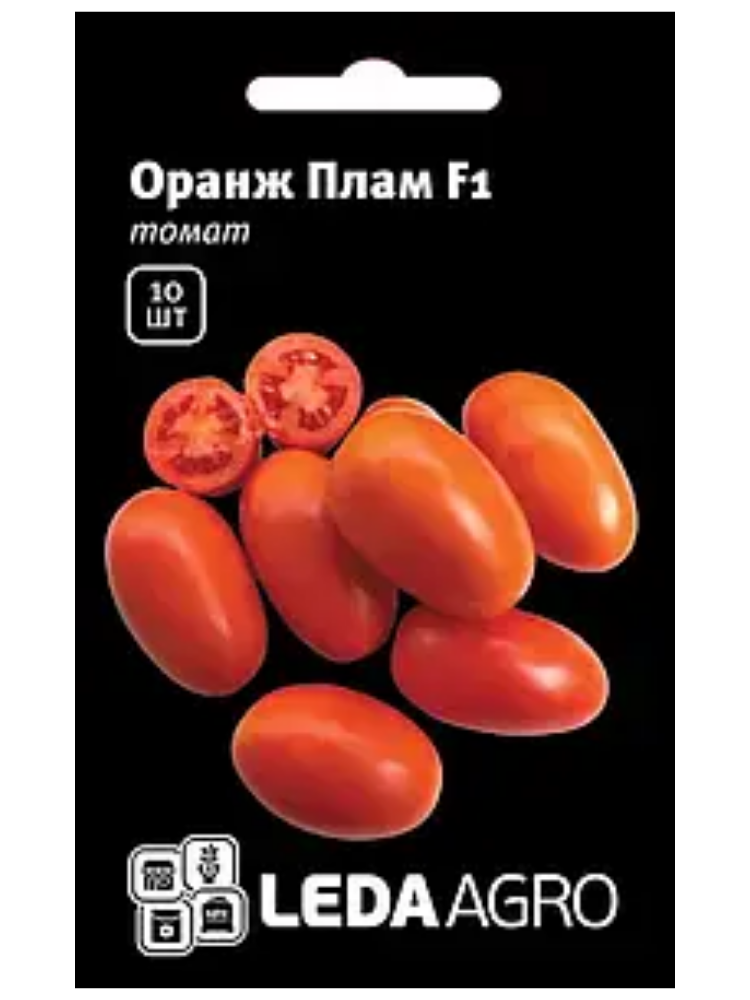 Семена Томат Leda Agro Оранж Плам F1 10 шт. (5946) Семена Томат Leda Agro Оранж Плам F1 10 шт. (5946)