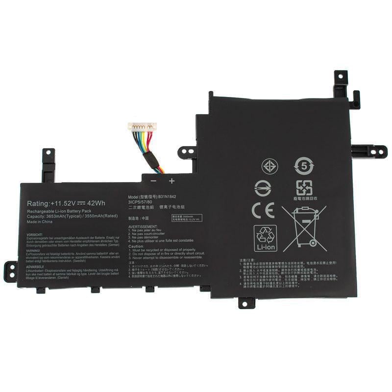 Аккумулятор для ноутбука Asus VivoBook K531FA 3645 mAh 11,52V (136850)
