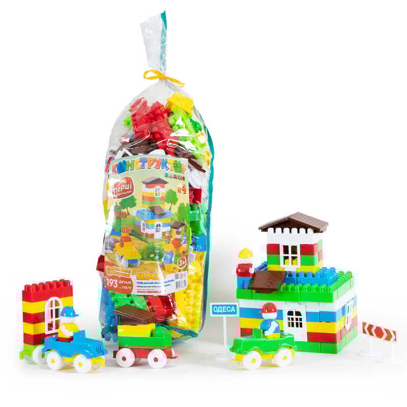 Набор детский Конструктор Bamsic №4 115/11 193 детали (94851) Набор детский Конструктор Bamsic №4 115/11 193 детали (94851)