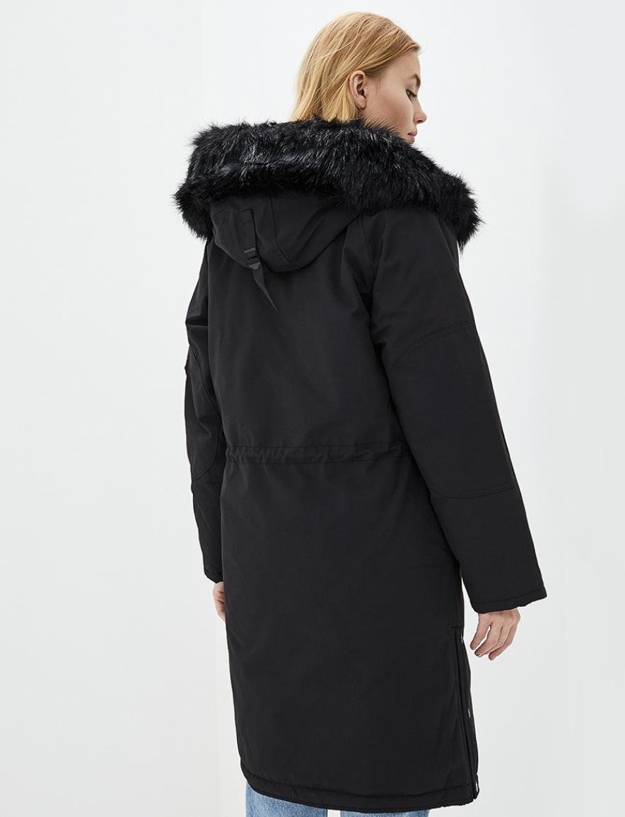 Куртка-парка Airboss N-5B Tardis W 2XL Чорний (28906) - фото 3 Куртка-парка Airboss N-5B Tardis W 2XL Чорний (28906) - фото 3