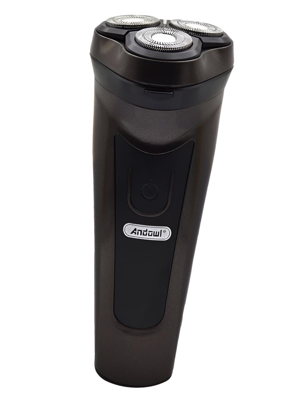 Электробритва мужская Andowl Q-SH788X1 для лица/головы/бороды аккумуляторная Black (6a306901)