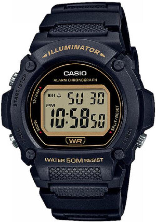 Наручний годинник чоловічий Casio W-219H-1A (124843)