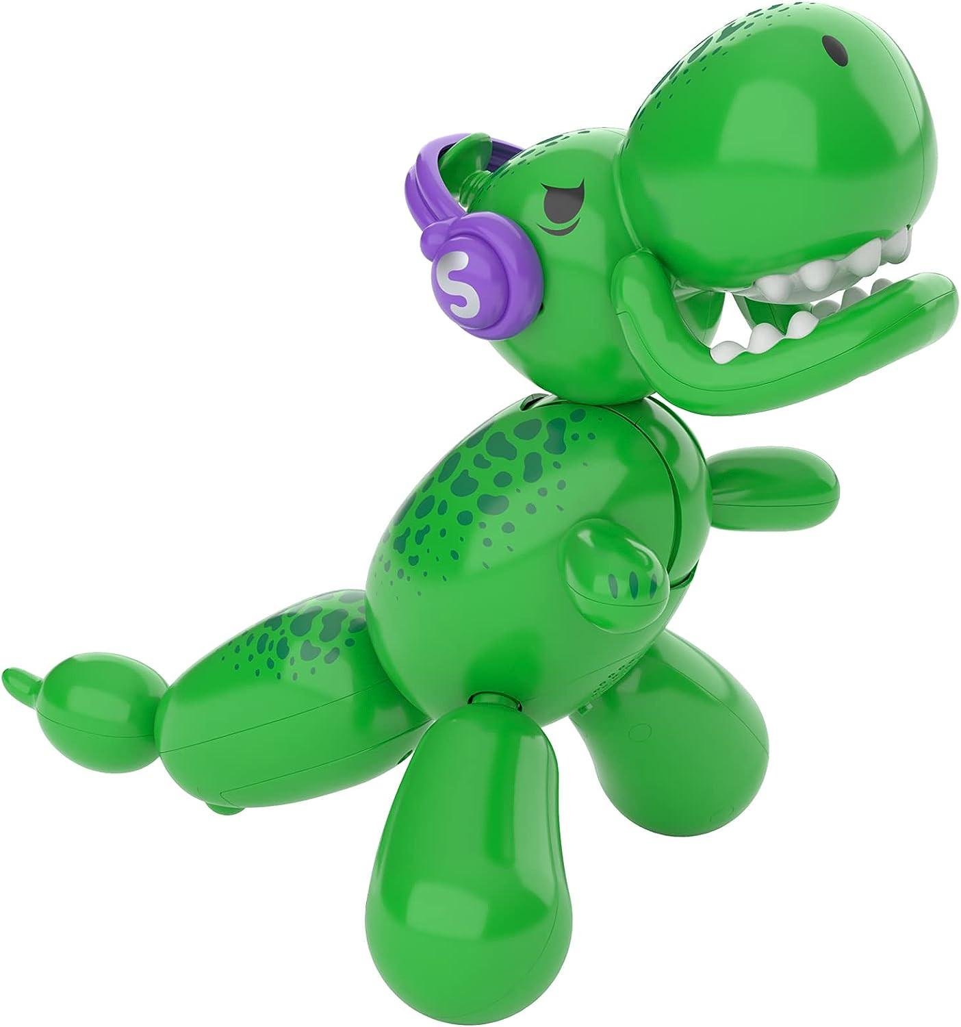 Интерактивная игрушка Динозавр Squeakee The Balloon Dino Interactive Dinosaur Pet Toy - фото 1