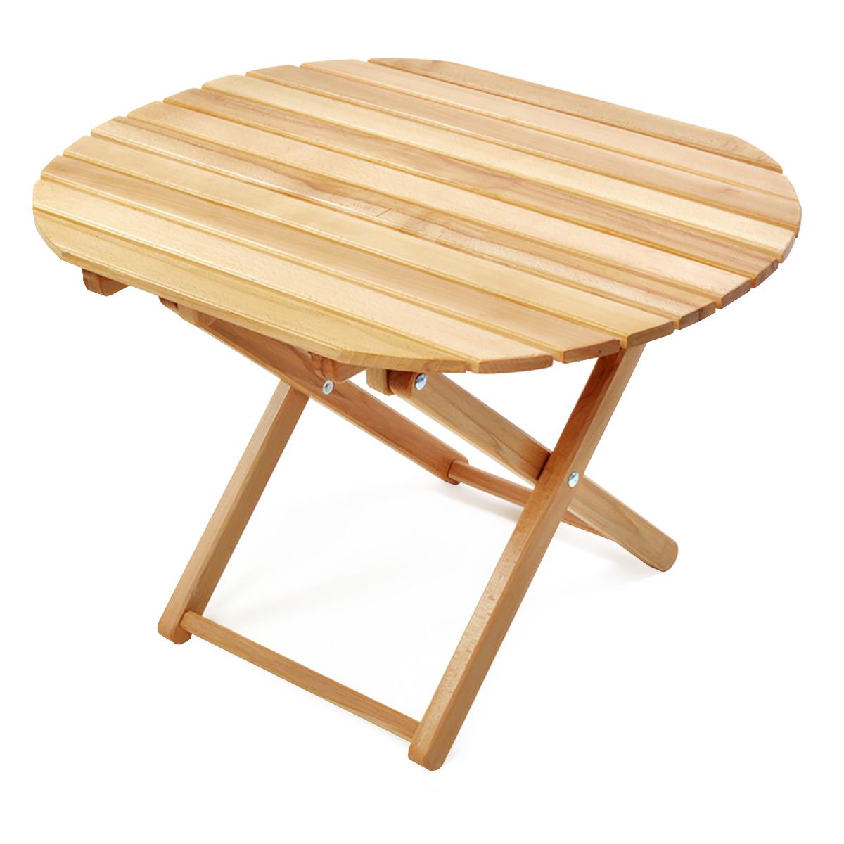Стіл садовий Компакт Овал з масиву бука розкладний (CNT00013684)