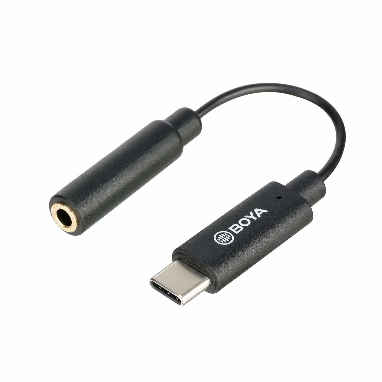 Переходник Boya BY-K4 kr Jack 3,5 на USB Type-C (1673522105) Переходник Boya BY-K4 kr Jack 3,5 на USB Type-C (1673522105)