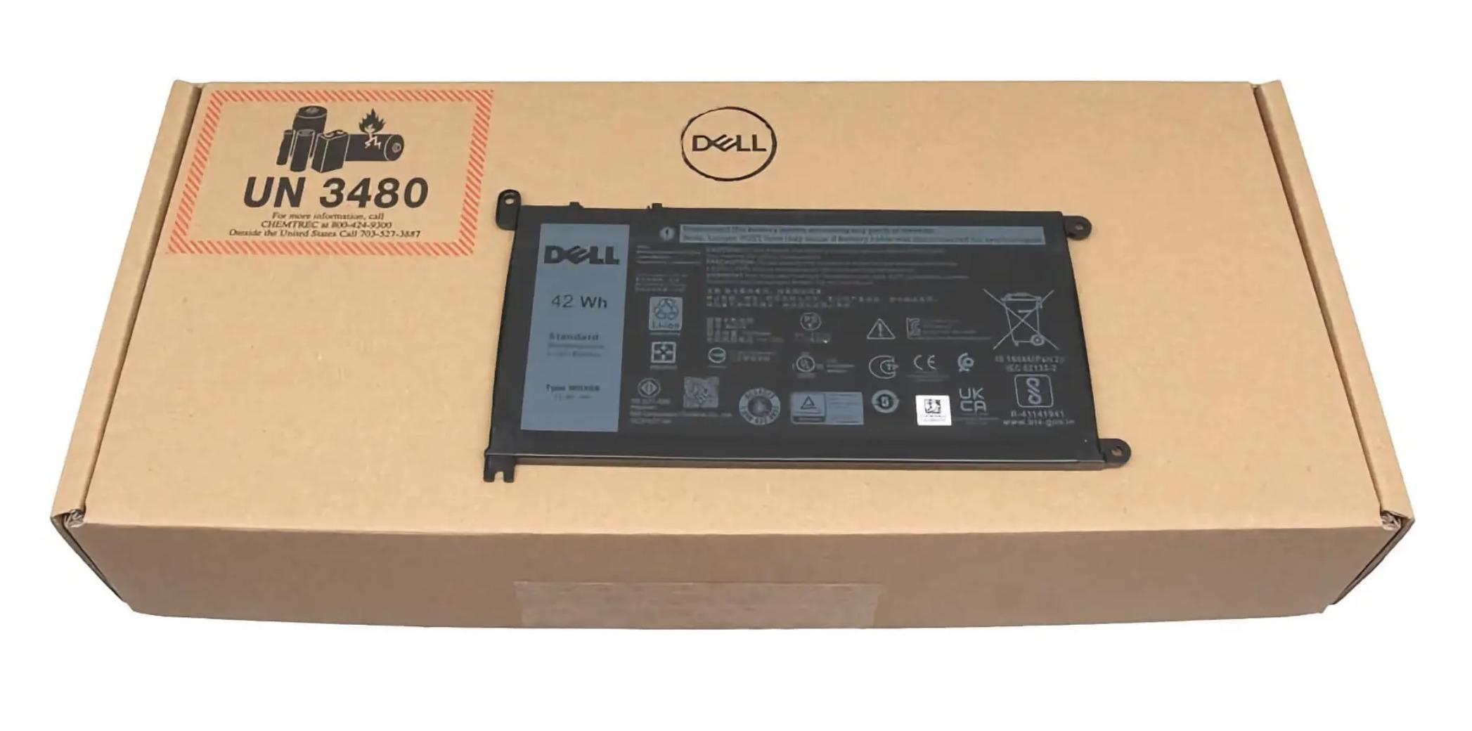 Батарея акумуляторна WDX0R для ноутбуків Dell Inspiron 3580/ 5568/5575/5578/7579/Vostro 3500/3580 3500 mAh (06009) - фото 2