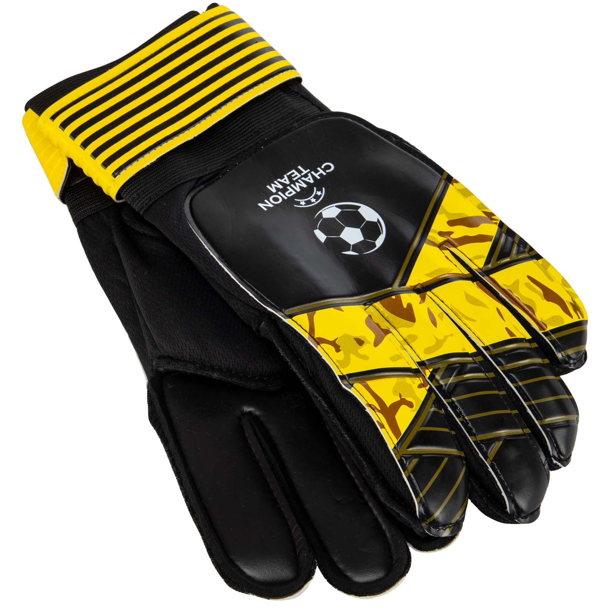 Рукавички воротарські із захисними вставками FB-903 8 Чорно-жовтий (57429063) - фото 2 Рукавички воротарські із захисними вставками FB-903 8 Чорно-жовтий (57429063) - фото 2