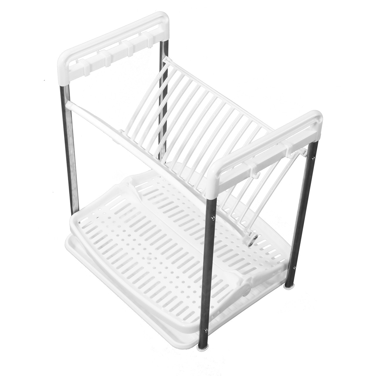 Сушарка для посуду Wellamart настільна з піддоном (5597) Сушарка для посуду Wellamart настільна з піддоном (5597)