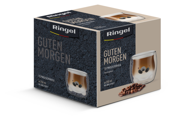 Стакан с двойной стенкой Ringel Guten Morgen Панда 250 мл (RG-0001/250 P) - фото 2 Стакан с двойной стенкой Ringel Guten Morgen Панда 250 мл (RG-0001/250 P) - фото 2