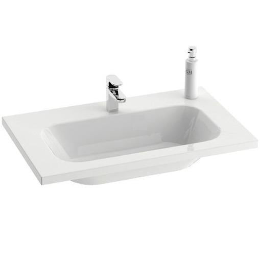 Умывальник подвесной Ravak CHROME XJG01280000 800x490x165 мм Белый (85627)