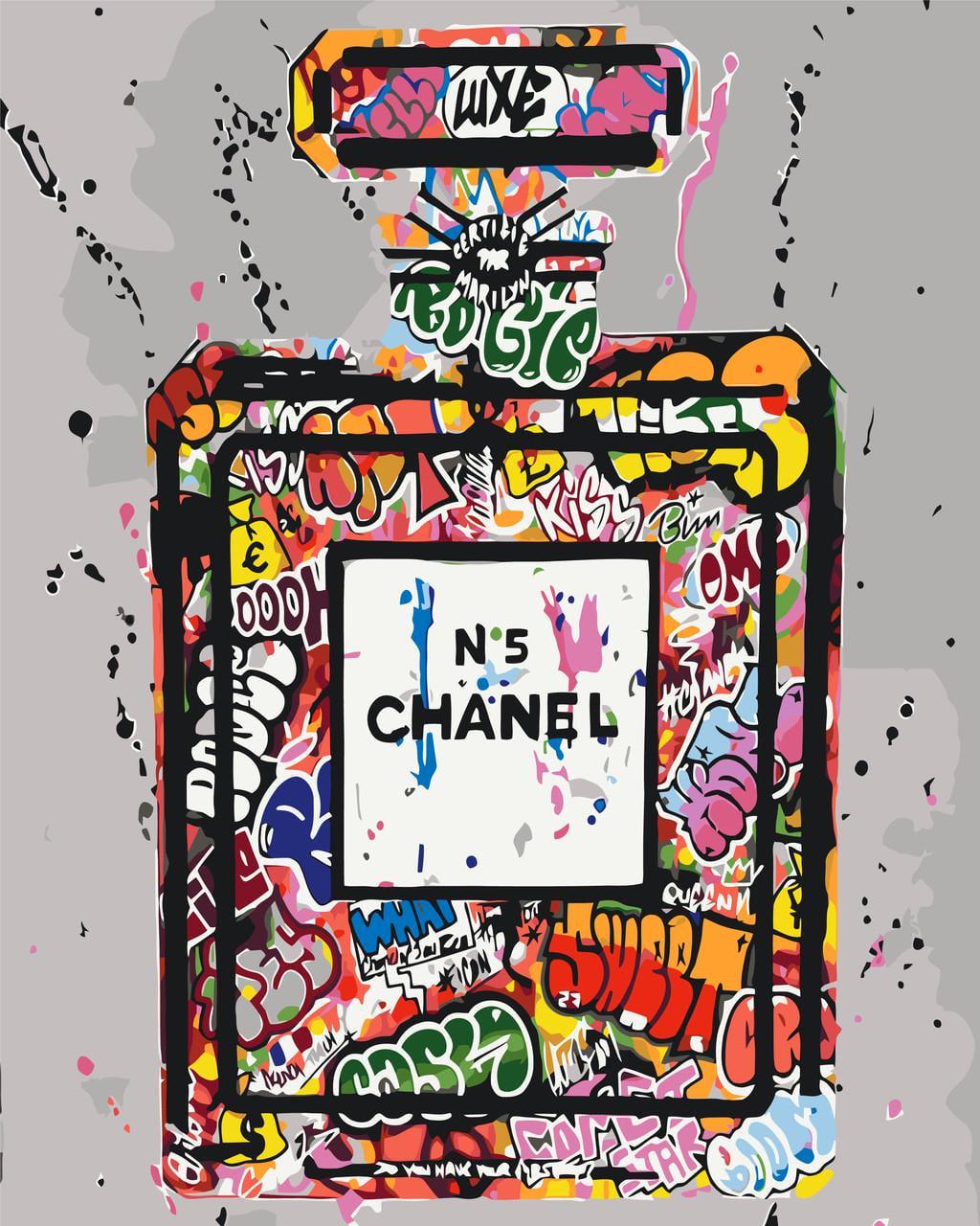 Картина по номерам Орігамі LW 3476 Chanel №5 арт 40х50 см (2595662314)