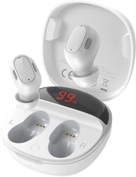 Навушники безпровідні BASEUS Encok True Wireless Earphones WM01 Plus Білий (NGWM010002)