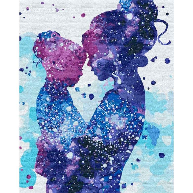 Картина за номерами Ідейка КН4737 Флюїди щастя 40х50 см (L058014)