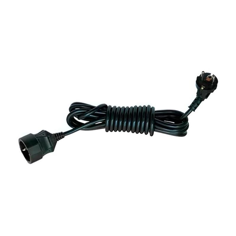 Удлинитель садовый Neomax 3 м 1 гнездо с заземлением/угловая вилка Черный (NX511103) - фото 1