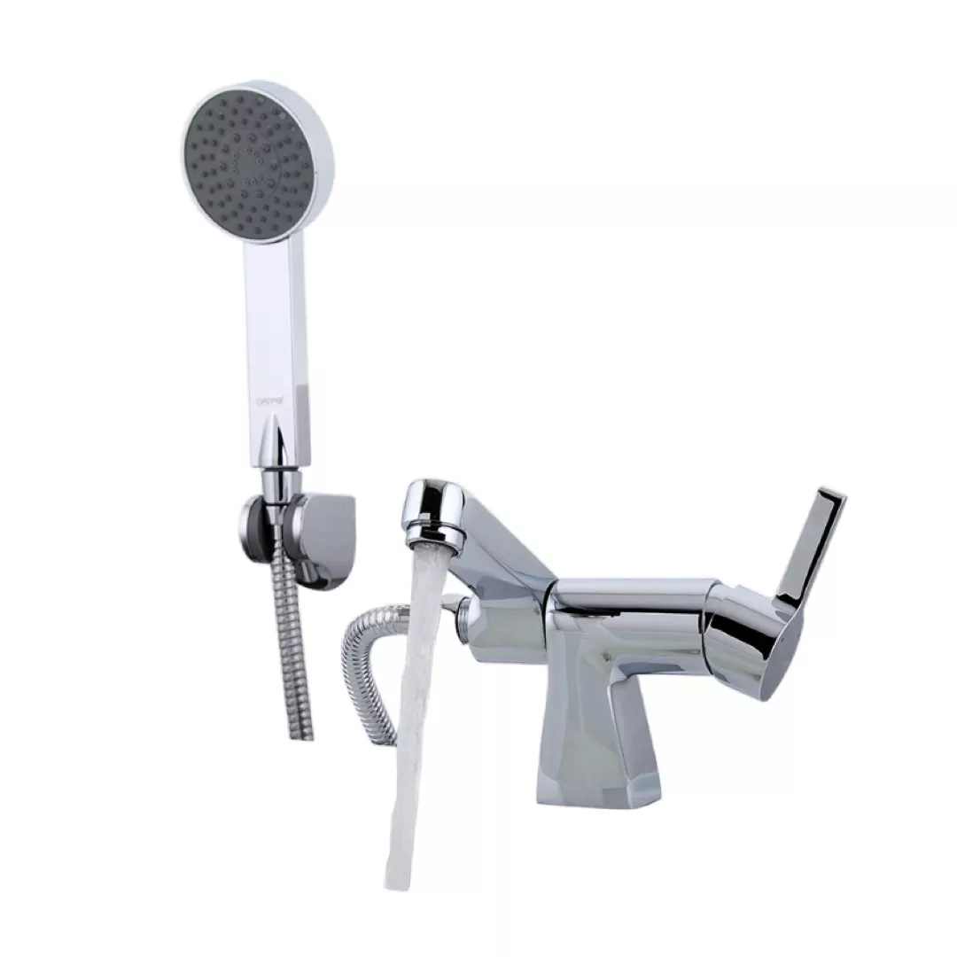 Смеситель для умывальника Gappo G1204 с душевой лейкой хром (SQ-1033974) Смеситель для умывальника Gappo G1204 с душевой лейкой хром (SQ-1033974)