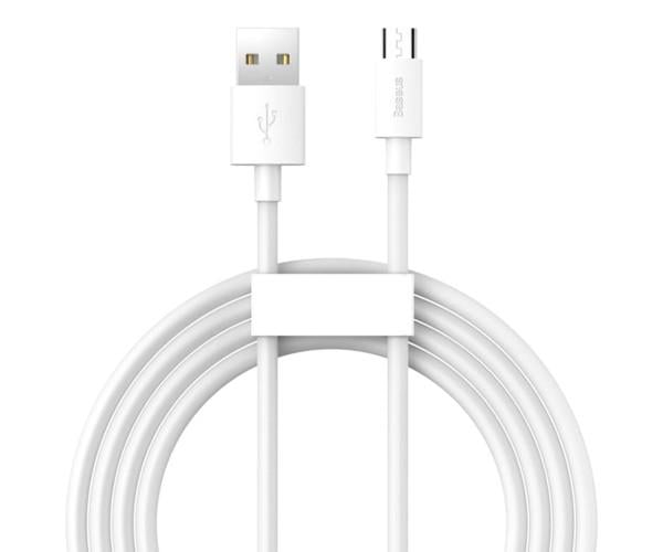 Кабель USB Baseus Simple Wisdom Kit MicroUSB TZCAMZJ-02 2PCS/Set 1,5 м White