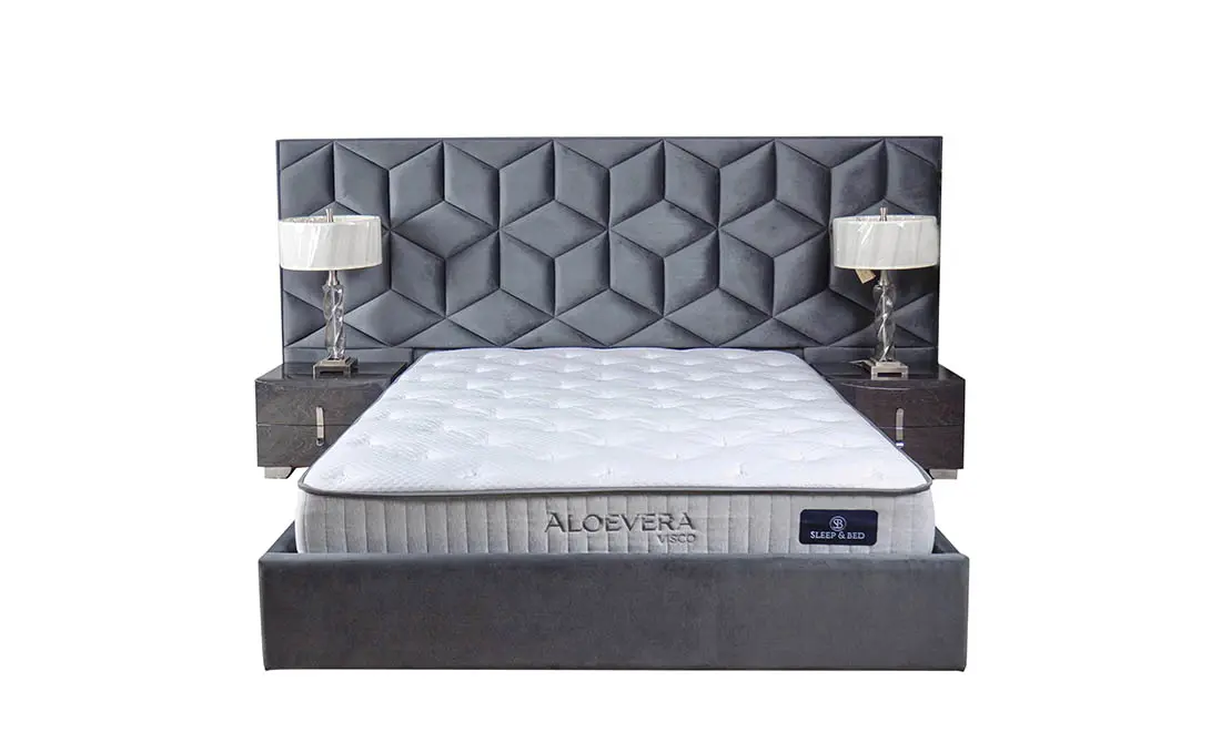 Ліжко Моніка 1,6 XL з підйомним механізмом 2900x2150x1500 мм Графітовий Ліжко Моніка 1,6 XL з підйомним механізмом 2900x2150x1500 мм Графітовий