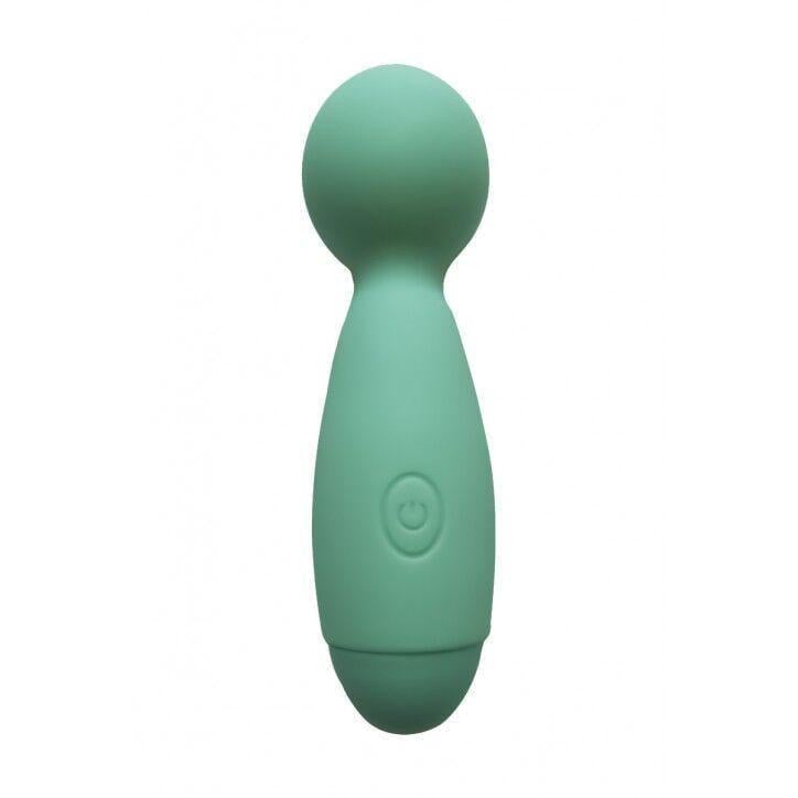Вибромассажер мини Wooomy Smally Mini Wand Turquoise (2112995397)