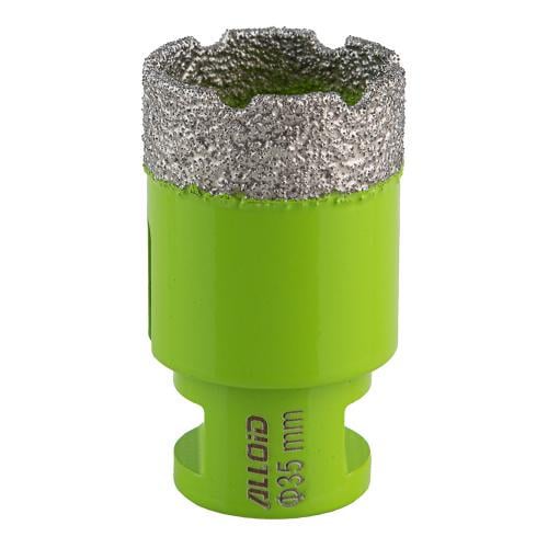 Свердло корончате Alloid алмазне по кераміці 35 мм для КШМ М14х2 мм (00000055150) - фото 1