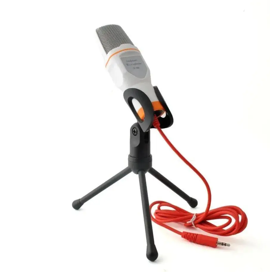 Конденсаторний мікрофон Electop SF 666 зі штативом Білий (1605224211)