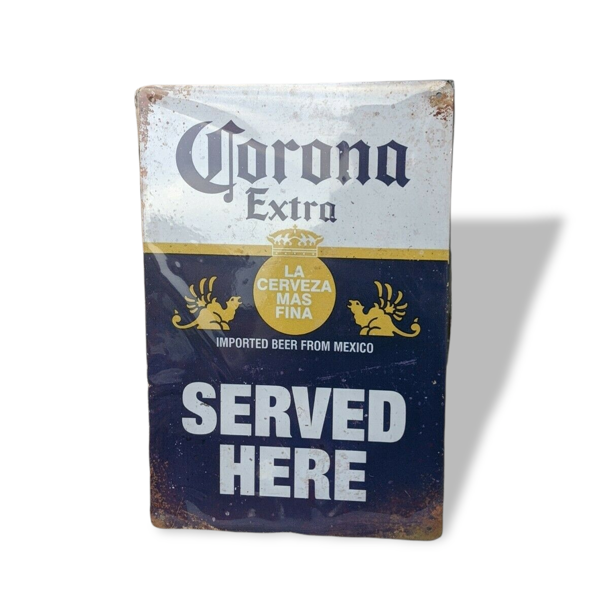 Вывеска для декора Corona Extra Served Here металлическая 20х30 см (12403251) - фото 5