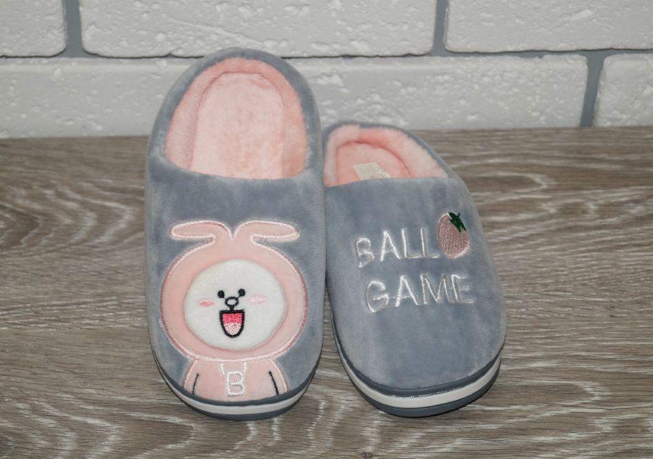 Тапочки комнатные Lion 30/31 р. 19 см Серый (30171-3031) - фото 2 Тапочки комнатные Lion 30/31 р. 19 см Серый (30171-3031) - фото 2