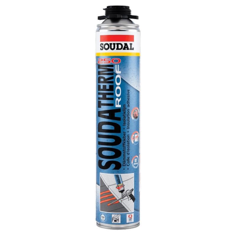 Пена-клей для утеплителя SOUDAL Soudatherm Roof пистолетная 800 мл 3 шт. Оранжевый (000010000000800TER)