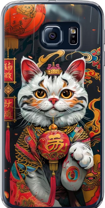 Чехол на Samsung Galaxy S6 G920 China Cat v2 (6135u-80-42517)