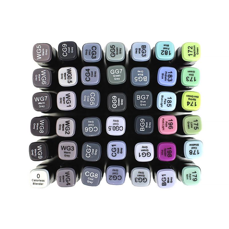 Набор cкетч маркеров Lesko 168 цветов №123 - фото 4