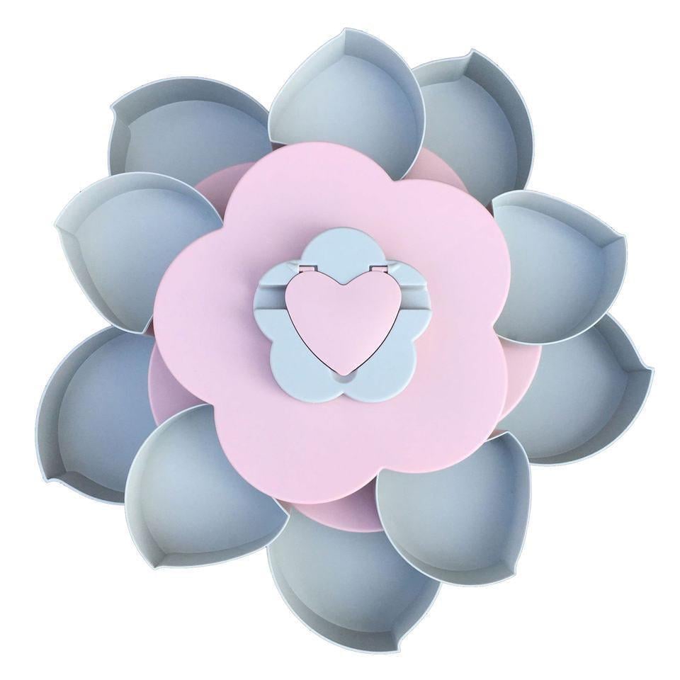 Органайзер для сладостей Flower shap 2 яруса с подставкой для телефона (ST01086) Органайзер для сладостей Flower shap 2 яруса с подставкой для телефона (ST01086)