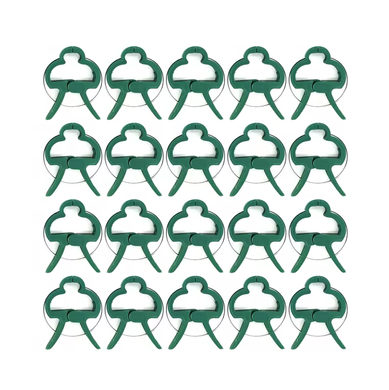 Пластикові кліпси для підв'язки рослин 4х3 см 20 шт. (R9533) Пластикові кліпси для підв'язки рослин 4х3 см 20 шт. (R9533)