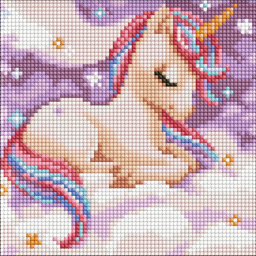 Алмазная мозаика Идейка Волшебный сон с АВ стразами 20х20 см (AMC7793)